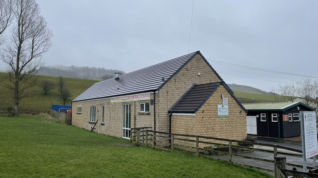 North Yorkshire community centre looking smart on a dull day now it's been refurbed. 