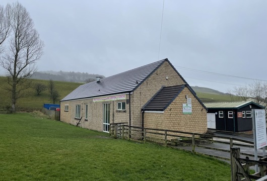 North Yorkshire community centre looking smart on a dull day now it's been refurbed. 