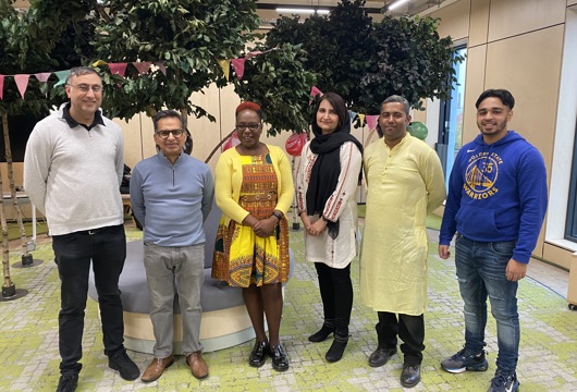 A group of colleagues who are part of the Embrace network in The Place 